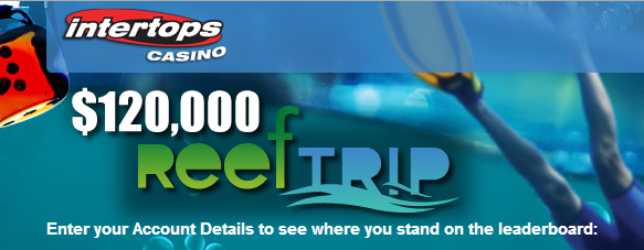reef trip promotion, intertops casino