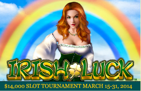 omni casino, slot tournament, irish luck