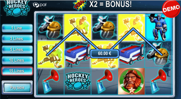 Hockey Heroes Video Slot Machine Review