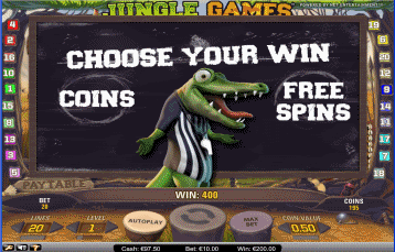 Jungle Games Video Slot Machine