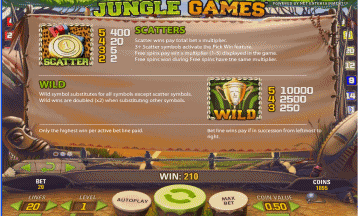 Jungle Games Video Slot