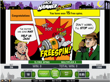 Jack Hammer Video Slot Review 