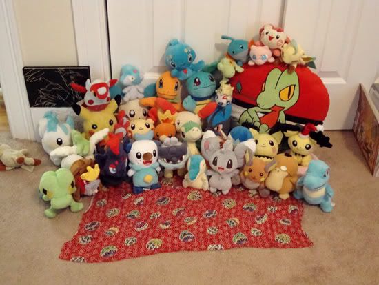 pokemon pictures of all pokemon with names. of all my pokemon plushes.