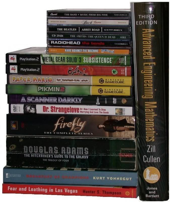 A Selection of Great Books, Movies & Games