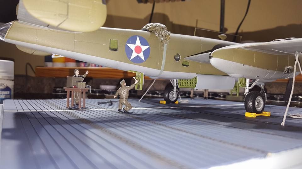 1:48 Scale Doolittle Raid B-25B Diorama COMPLETE! - FineScale Modeler ...