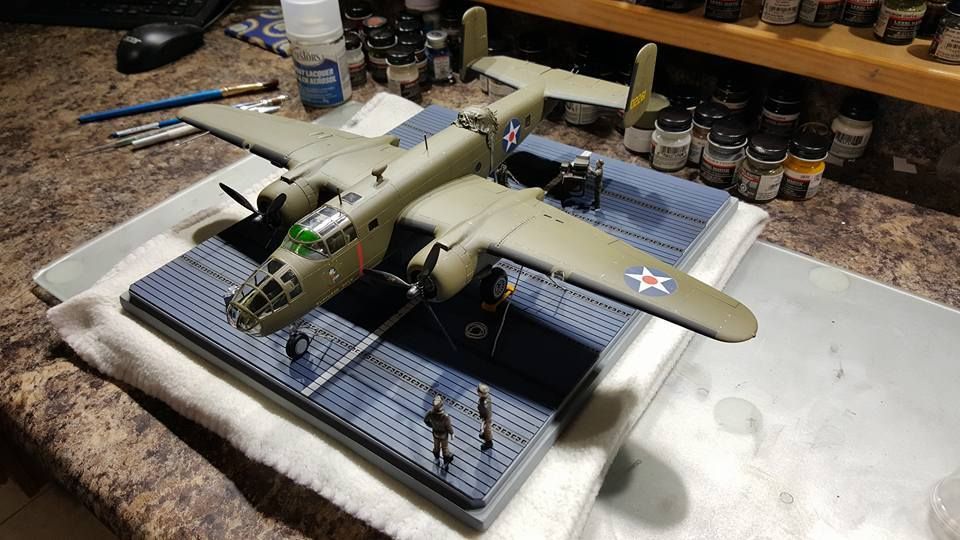 1:48 Scale Doolittle Raid B-25B Diorama COMPLETE! - FineScale Modeler ...