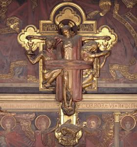 Crucifix by John Singer Sargent (d. 1925), found at Sargent Hall in the Boston Public Library