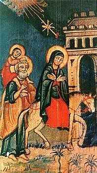 The Holy Family - icon from Coptic Museum in Cairo