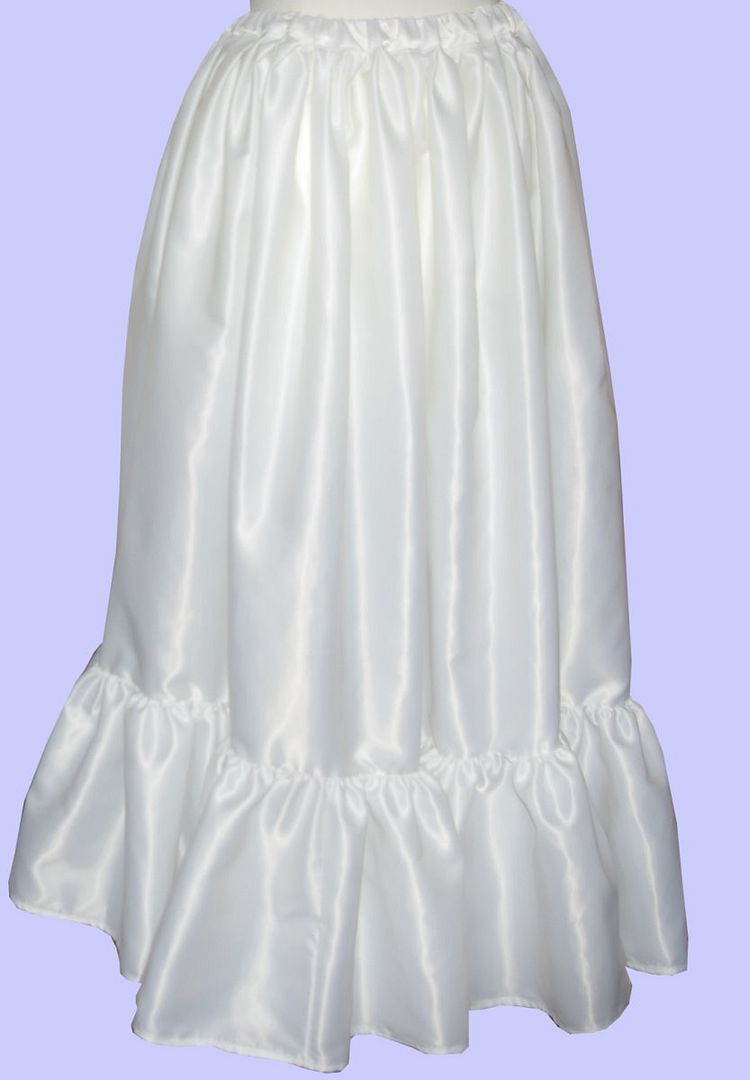 satin petticoat dress