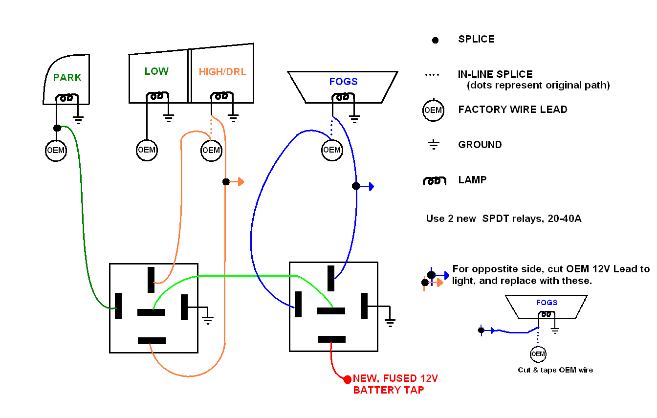 Fog Light Mod - Toyota Nation Forum : Toyota Car and Truck ... highbeam indicator wiring diagram 