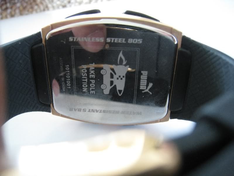 puma watch stainless steel