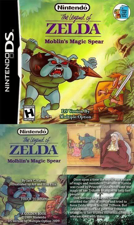 The Legend of Zelda - Moblin's Magic Spear Homebrew para Nintendo DS