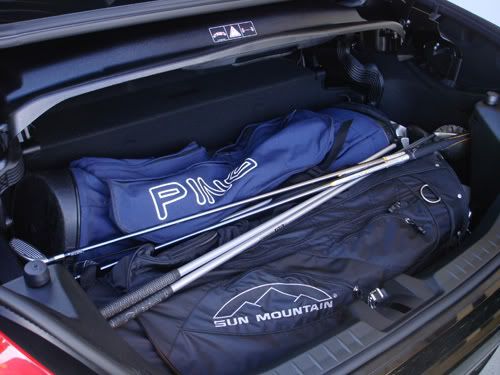 Can you fit golf clubs in a mercedes slk #4