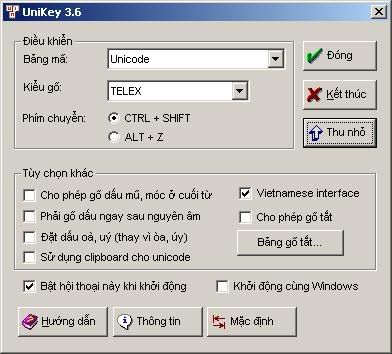 UniKey in Vietnamese - now expanded