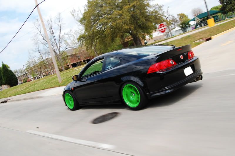 Pic Request Green rims on Black RSX Club RSX Message Board