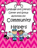 Community Helpers literacy centers