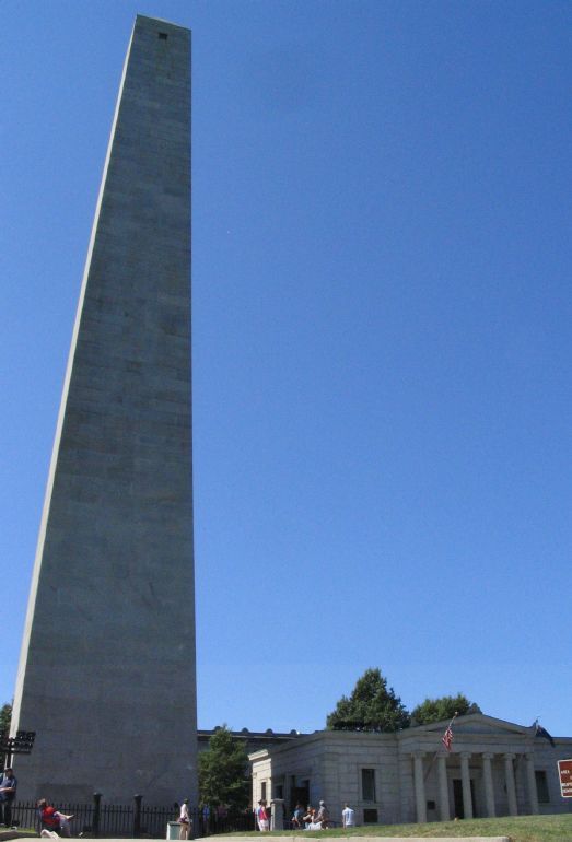 Boston's Bunker Hill Monument in Charlestown,MA