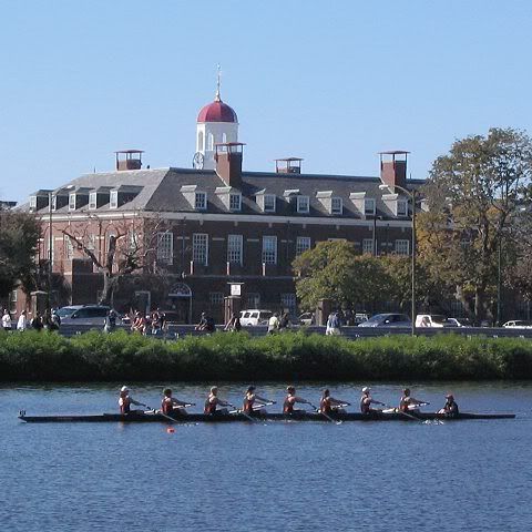Head of the Charles Rowing Race in Boston Massachusetts St