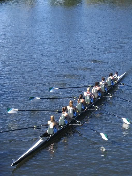Head of the Charles Rowing Race on the St Charles River