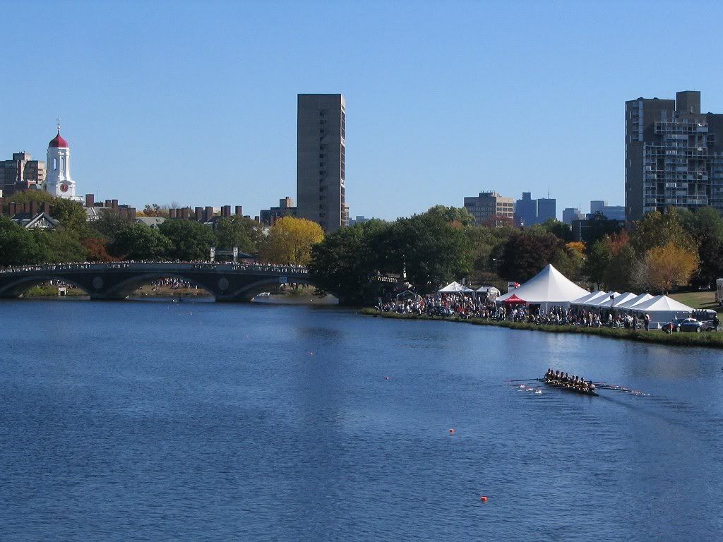 Head of the Charles Row Boat Race on the St Boston Massachusetts MA