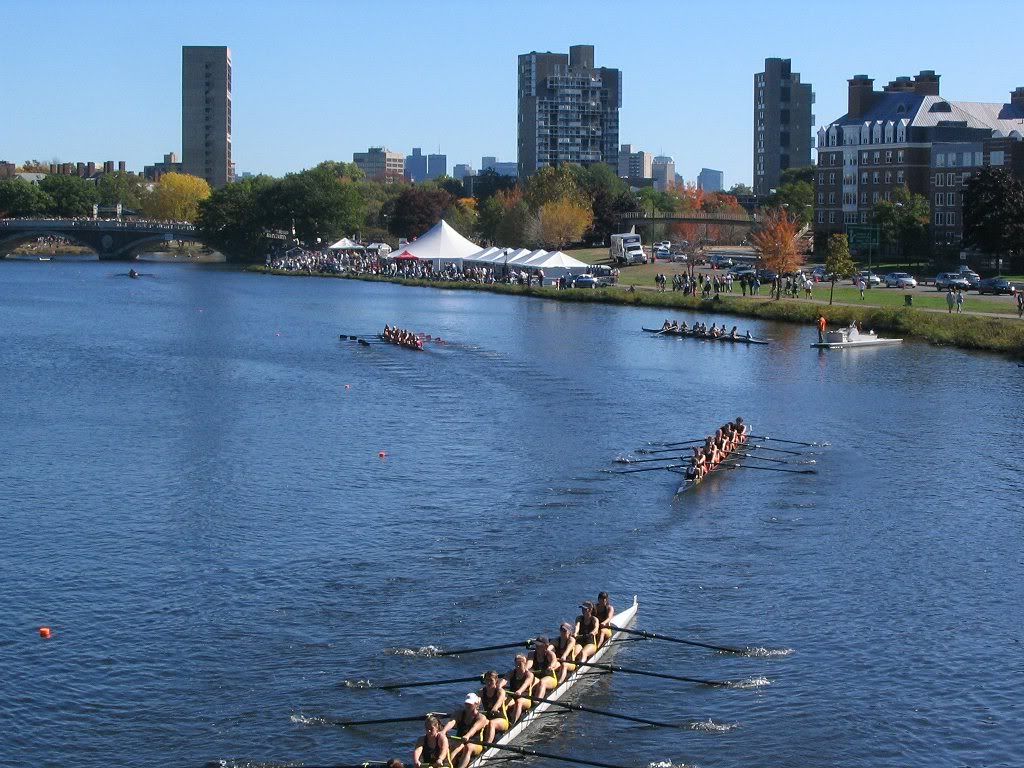 Head of the Charles Row Boat Race on the St Boston Massachusetts MA