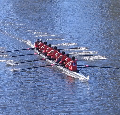 Head of the Charles Rowing Race on the St Charles River