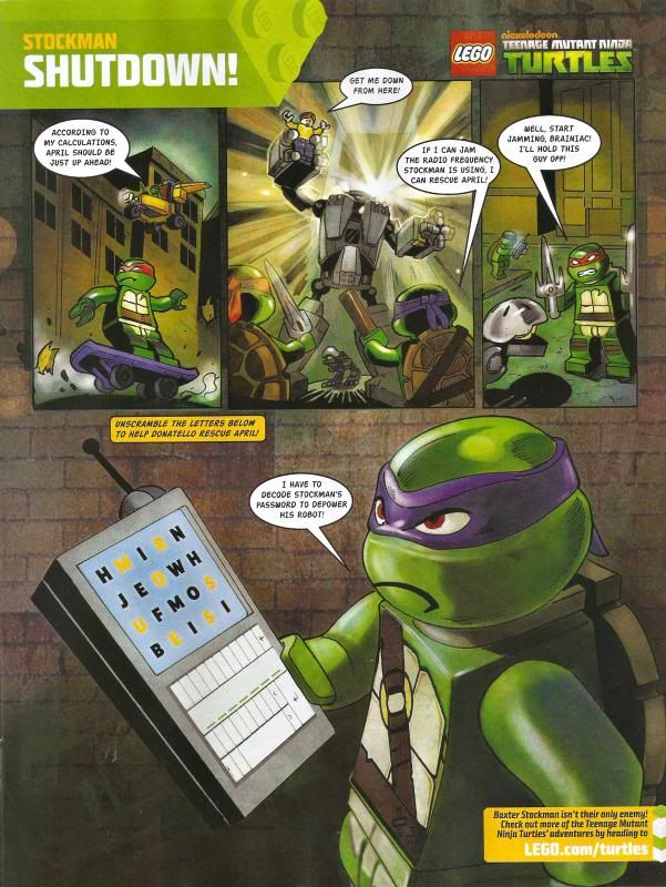 lego tmnt comic