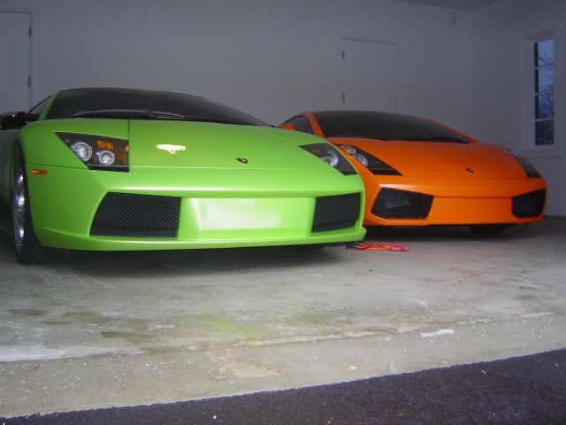  the Lambos but all the cars were hibernating