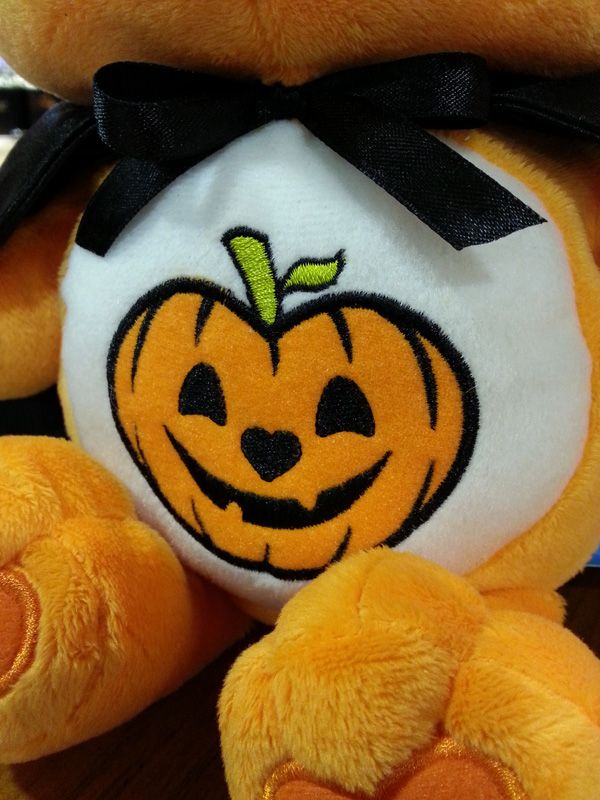 jack o lantern reversible plush