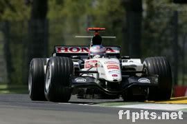 Jenson Button in Imola