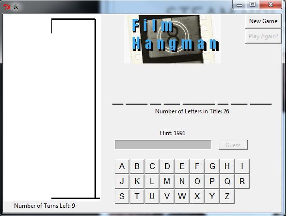 Hangman Game Screenshot