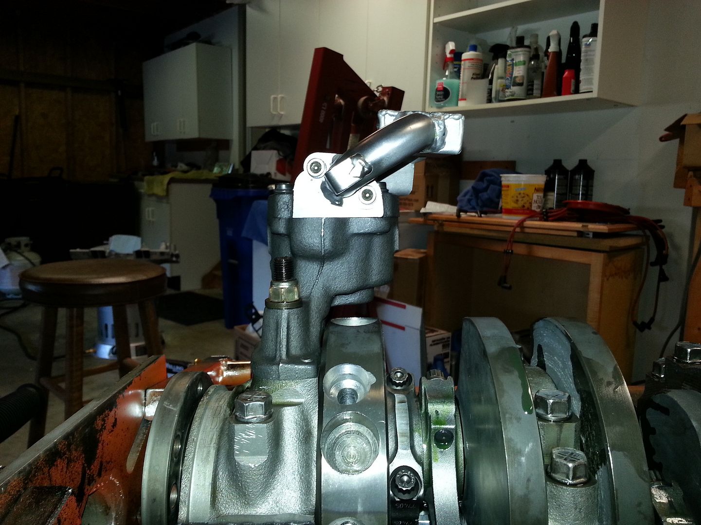 385 pickup to pan clearance 1/2" with 6 quart pan. Is that acceptable? Team Chevelle