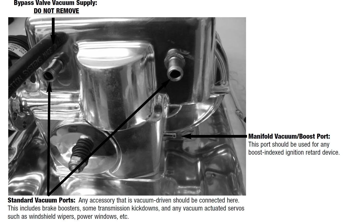 Supercharger... Which port to use for boost referenced holley? Chevy