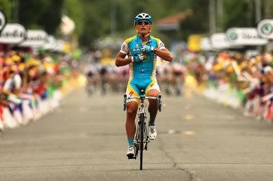Vino venceu uma etapa no Tour 2010