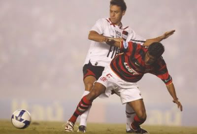 O Flamengo perdeu em casa com o Vitória