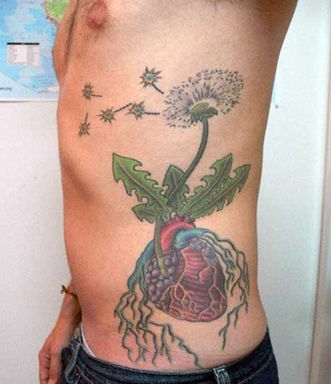 flower tattoos on spine. I was inspired by this tattoo,