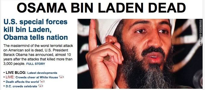osama bin laden is dead. Osama Bin Laden Dead
