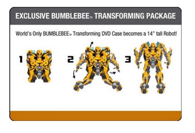 Transforming Bumblebee DVD Case