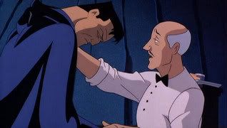 Bruce together with Alfred, his ever-trustworthy butler