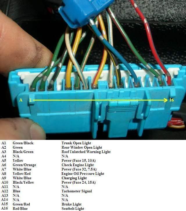 94-97/98-01 Integra Cluster Into 92-95/96-00 Civic Wiring Diagrams