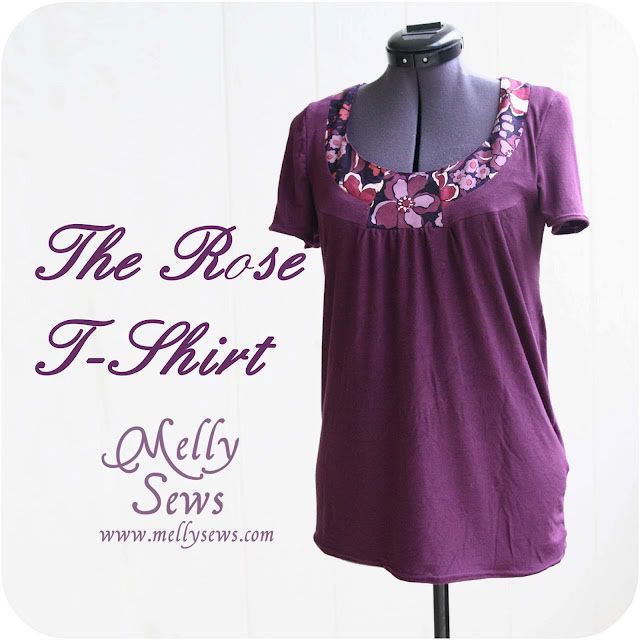 Rose T-Shirt by Melly Sews