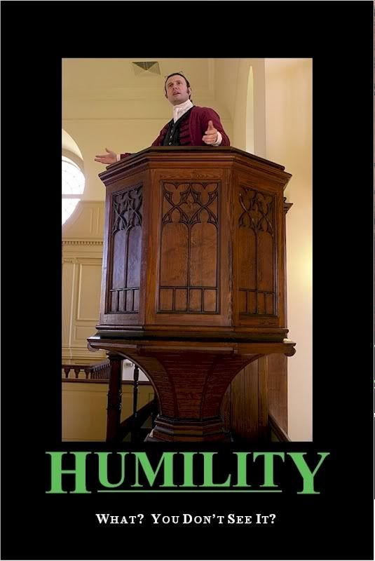 I absolutely love this in-your-face pulpit!!
