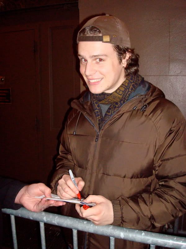 Jonathan Groff Signing &amp; Posing Pictures, Images and Photos