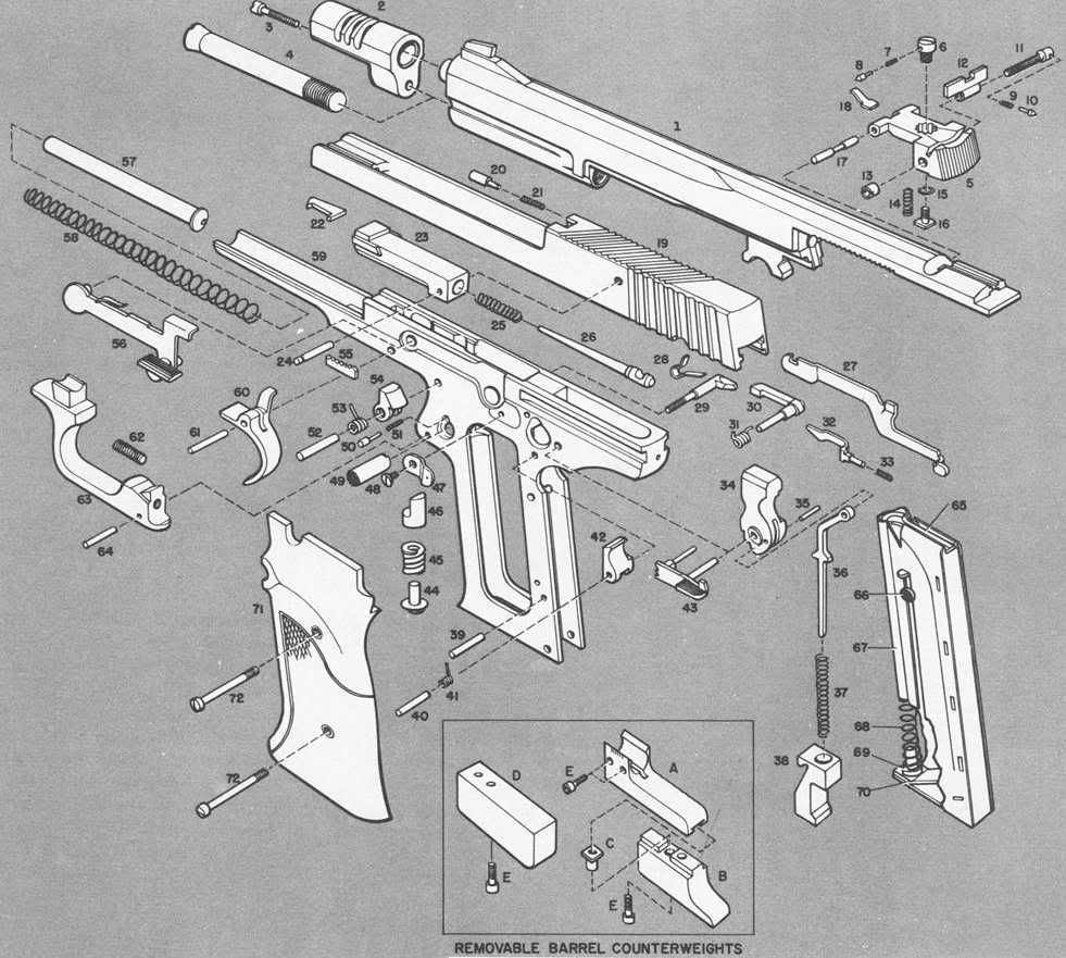 Model 41 parts list diagram Rimfire Central Firearm Forum