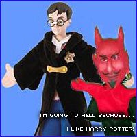 I'm going to Hell because I like Harry Potter!
