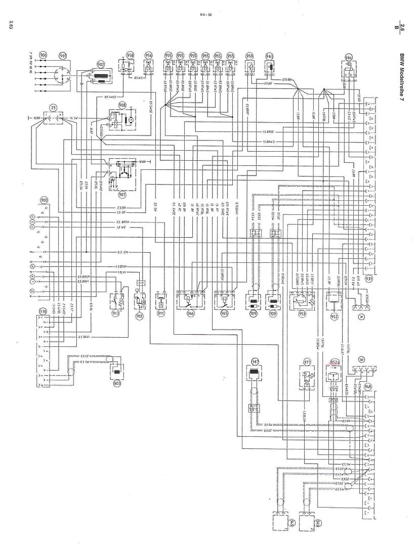 Bmw e38 electrical schematics #3