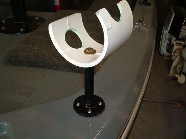 Homemade Rod Holders for Boat  North Dakota Fishing and Hunting Forum