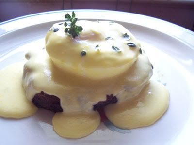 Fish Cake, Poached Egg & Hollandaise Sauce