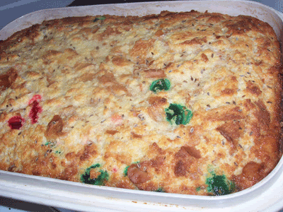 Bread Pudding with Nata de Coco