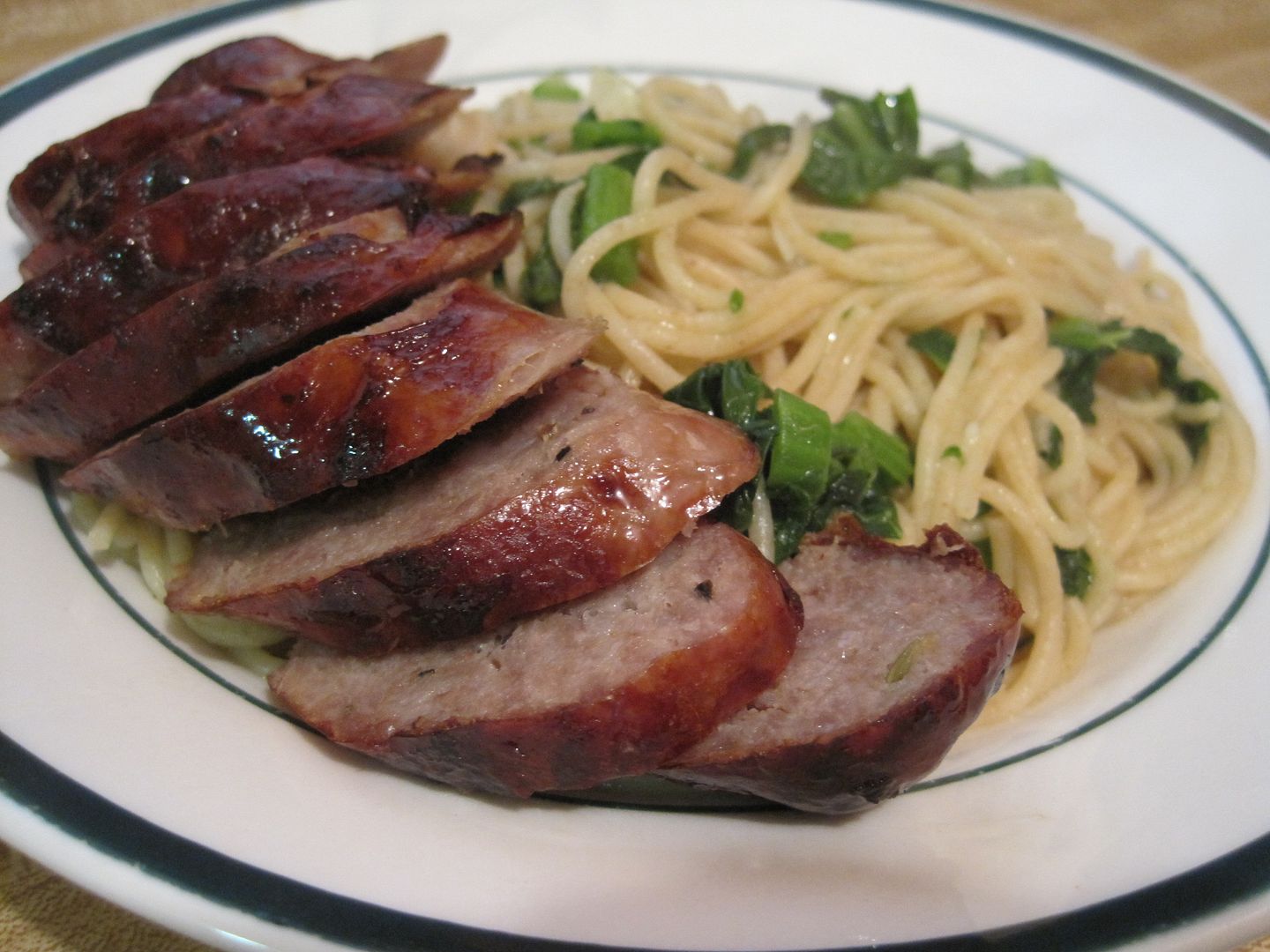 Pasta & Greens with Italian Sausage